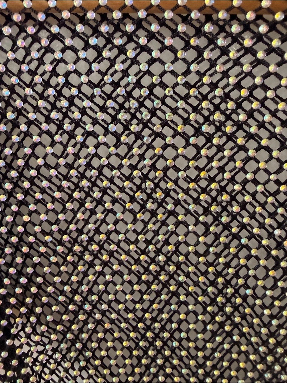 Zara Rhinestone Mesh Bodysuit Black & Gold Size Medium but fits xs - Picture 4 of 4